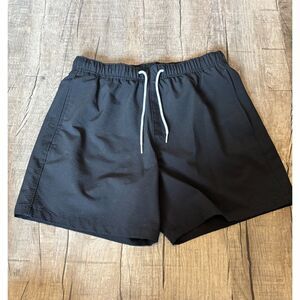 Hollister Men’s Black Drawstring Shorts Size M Casual Lightweight